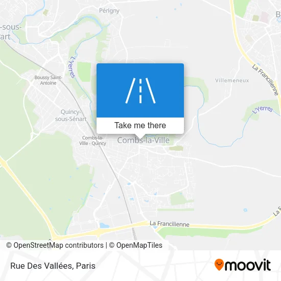 Rue Des Vallées map