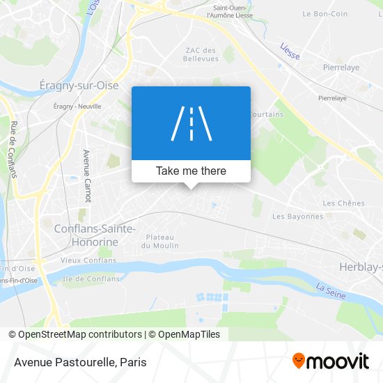 Avenue Pastourelle map
