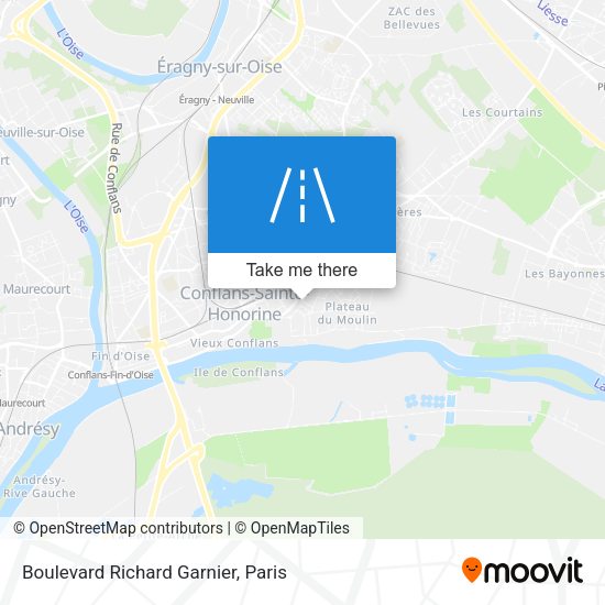 Boulevard Richard Garnier map