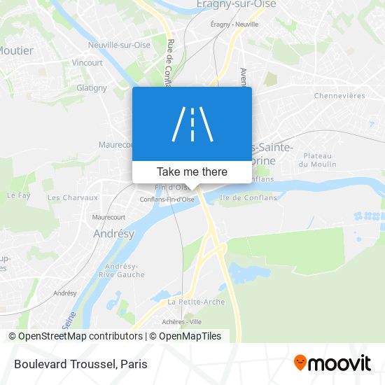 Boulevard Troussel map