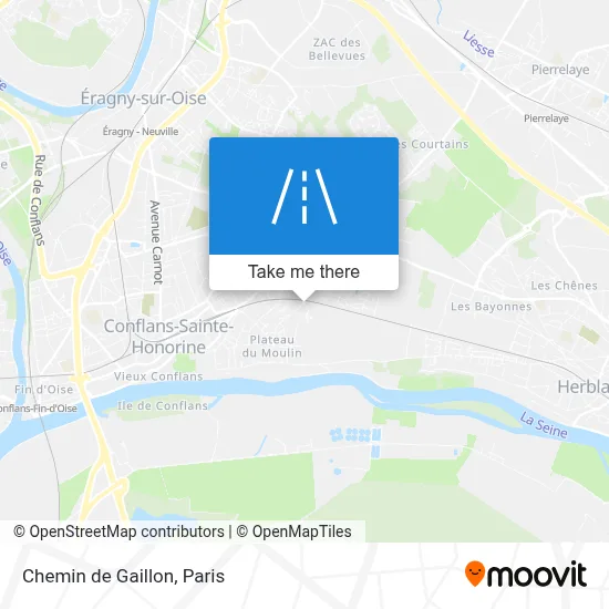 Chemin de Gaillon map