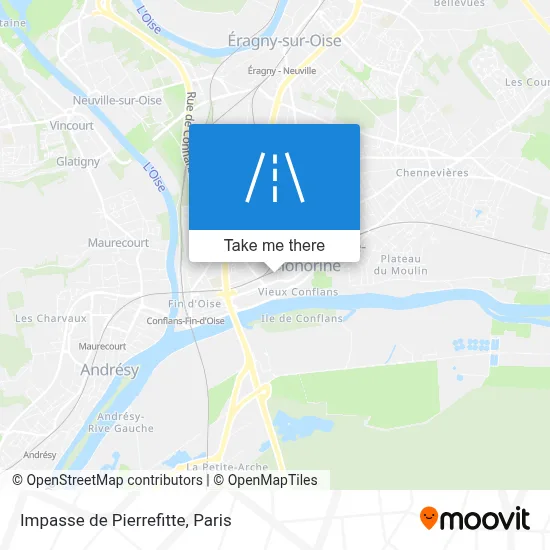 Impasse de Pierrefitte map