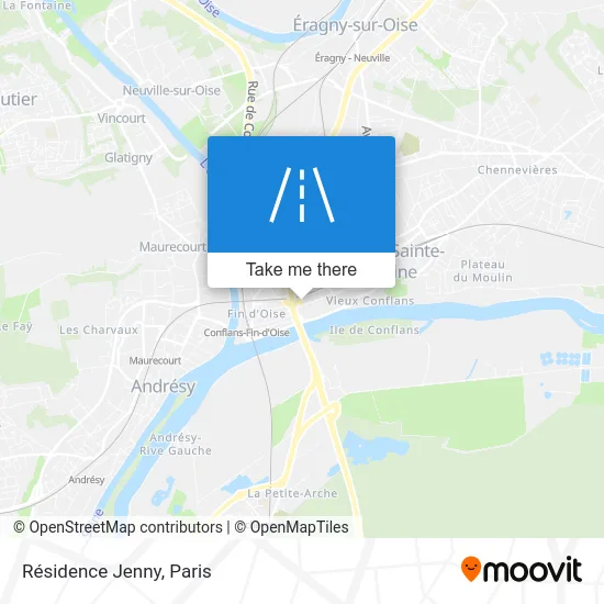 Résidence Jenny map