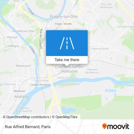 Mapa Rue Alfred Bernard