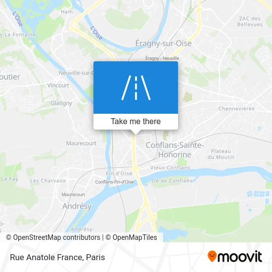 Rue Anatole France map
