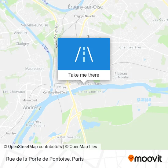 Rue de la Porte de Pontoise map