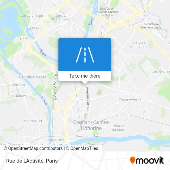 Rue de L'Activité map