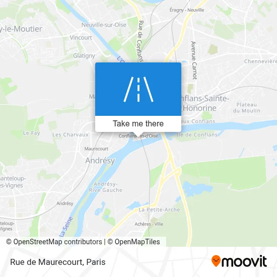 Rue de Maurecourt map