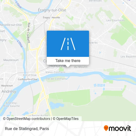 Rue de Stalingrad map