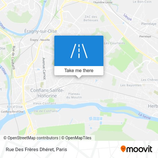 Rue Des Frères Dhéret map