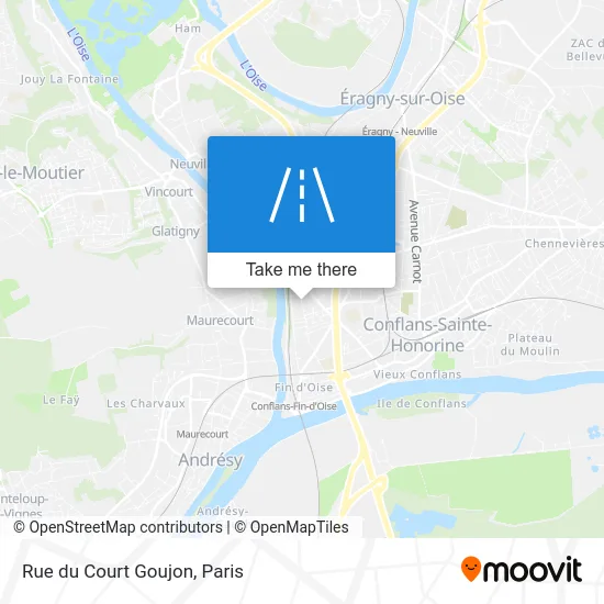 Rue du Court Goujon map