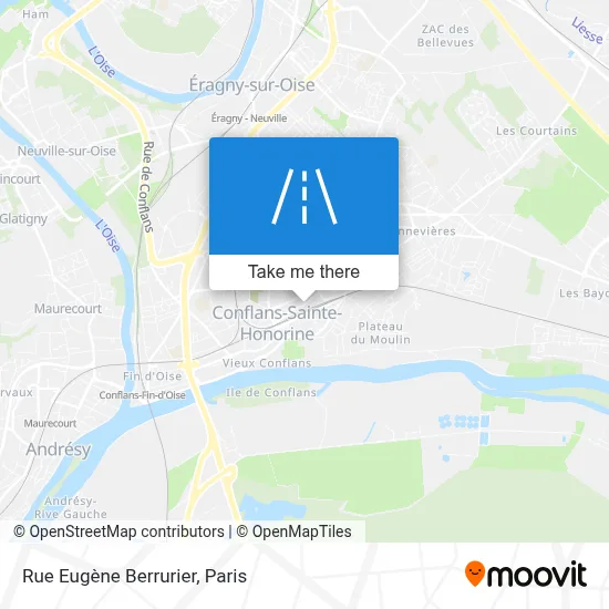 Rue Eugène Berrurier map