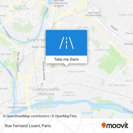 Rue Fernand Lisant map