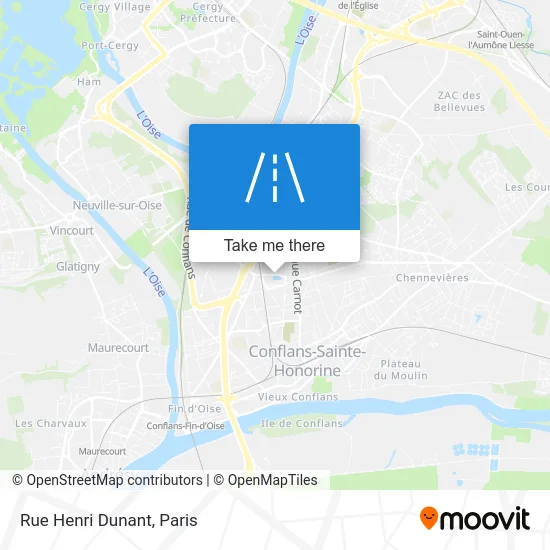Rue Henri Dunant map