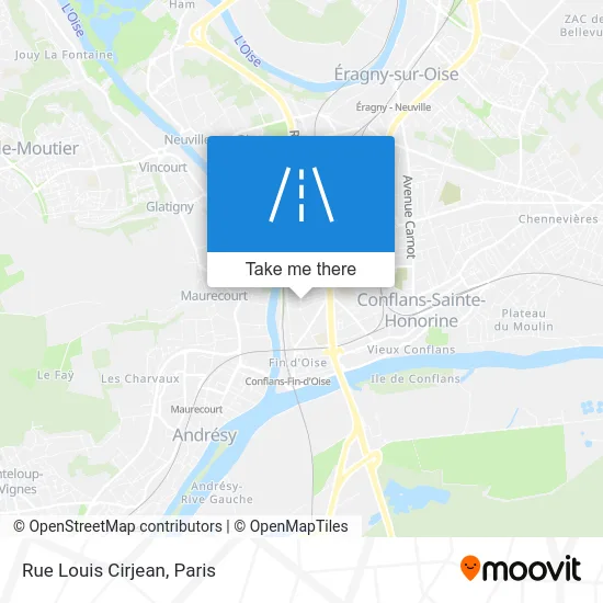Rue Louis Cirjean map