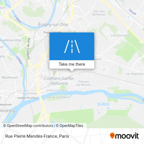 Rue Pierre Mendès-France map