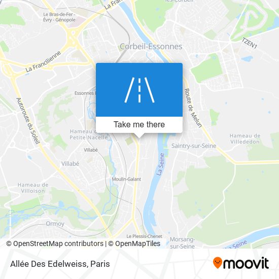 Allée Des Edelweiss map