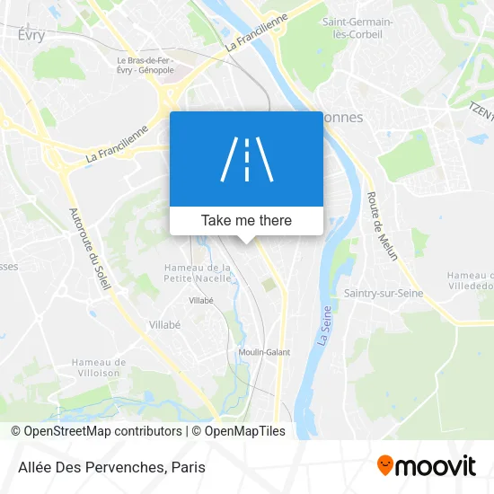 Allée Des Pervenches map