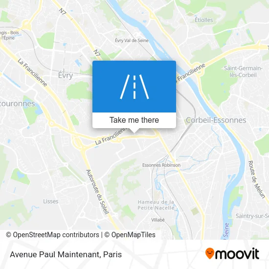 Avenue Paul Maintenant map
