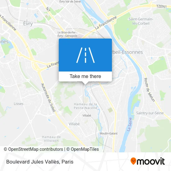Boulevard Jules Vallès map