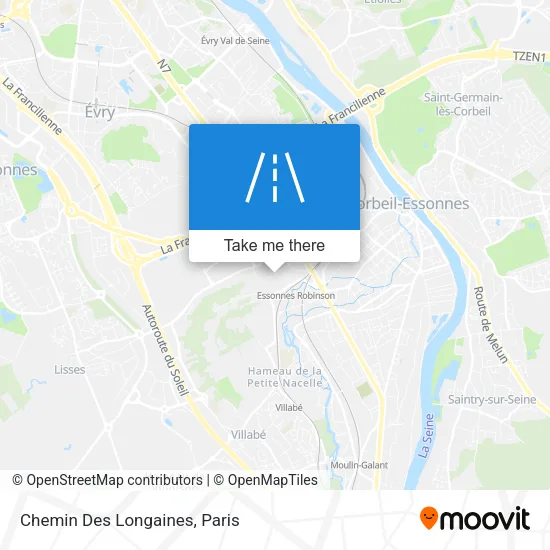 Chemin Des Longaines map