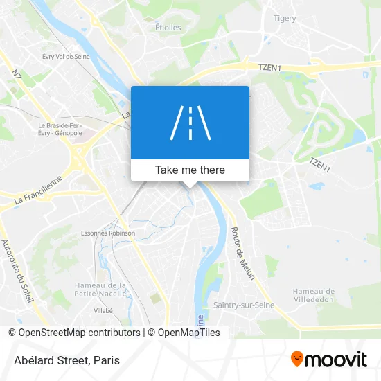 Rue Abélard map