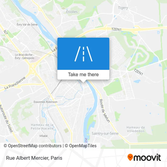 Rue Albert Mercier map