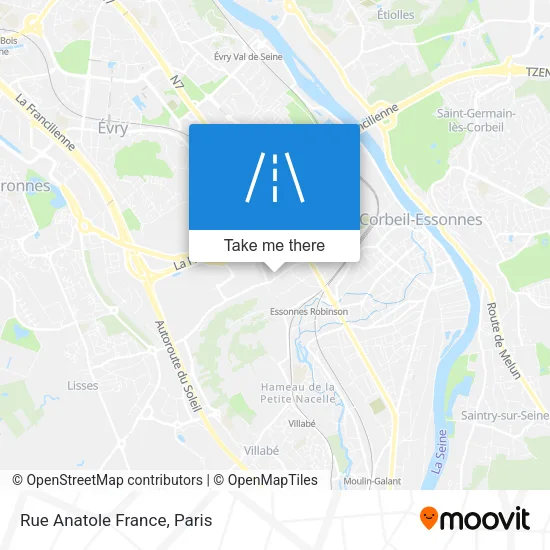 Rue Anatole France map