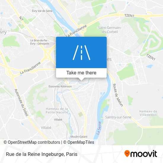 Rue de la Reine Ingeburge map