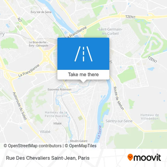 Rue Des Chevaliers Saint-Jean map