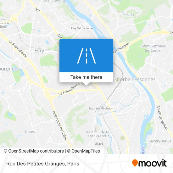 Rue Des Petites Granges map