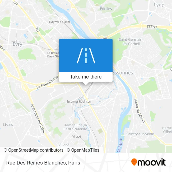 Rue Des Reines Blanches map