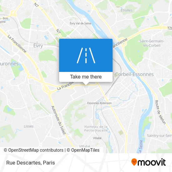 Rue Descartes map