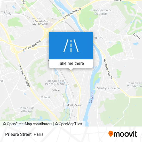 Rue du Prieuré map