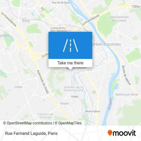 Rue Fernand Laguide map