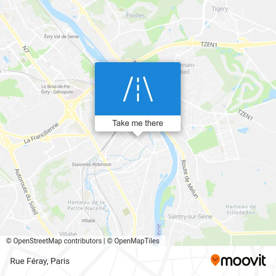 Rue Féray map
