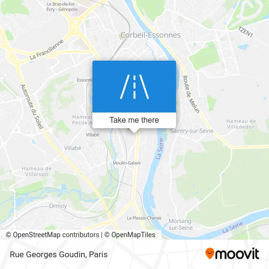 Rue Georges Goudin map