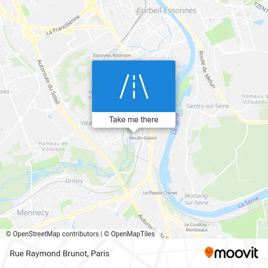 Rue Raymond Brunot map