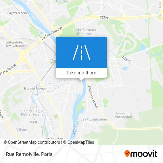 Rue Remoiville map