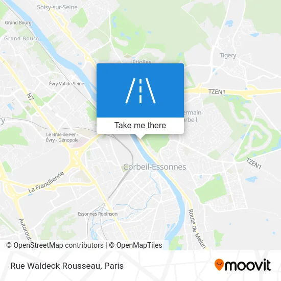 Rue Waldeck Rousseau map