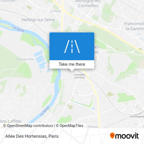 Allée Des Hortensias map
