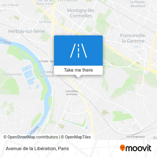 Avenue de la Libération map