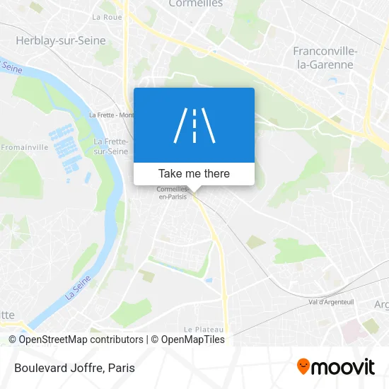 Boulevard Joffre map