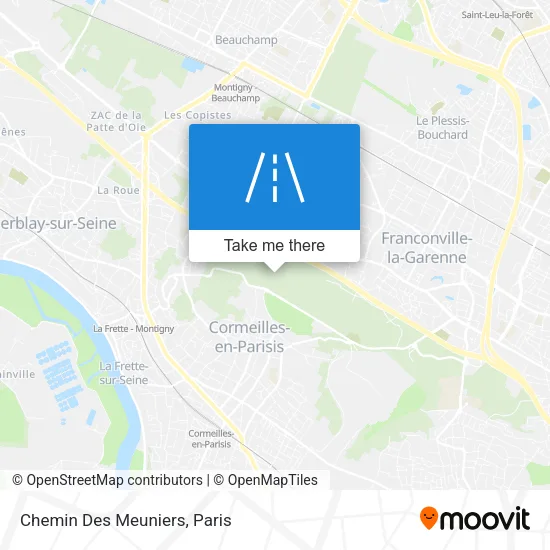 Chemin Des Meuniers map