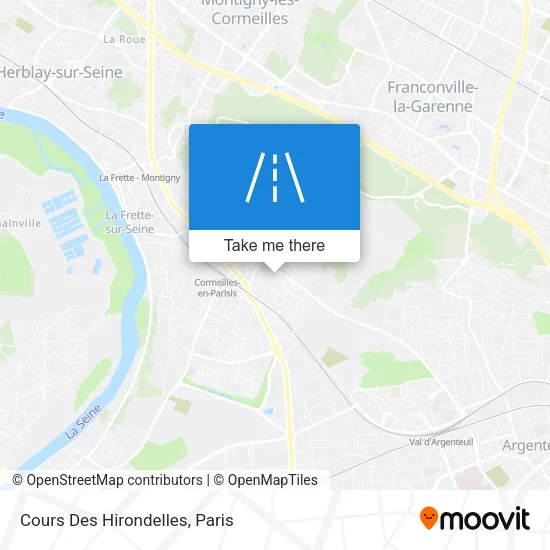 Cours Des Hirondelles map