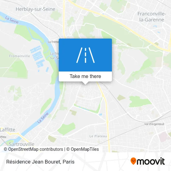 Résidence Jean Bouret map
