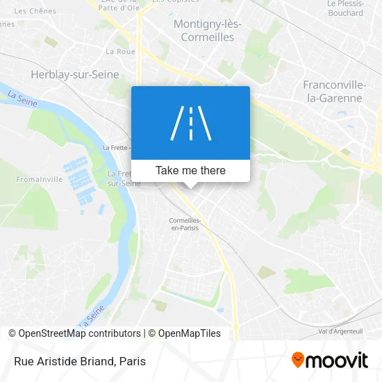 Rue Aristide Briand map