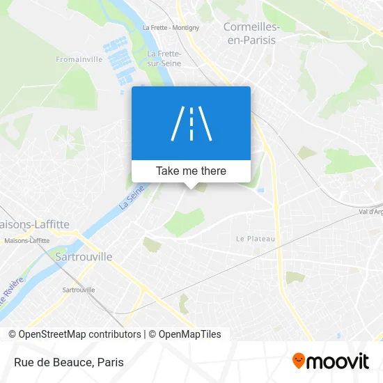 Rue de Beauce map