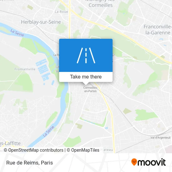 Rue de Reims map