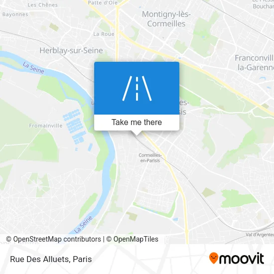 Rue Des Alluets map